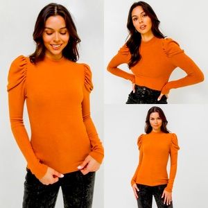 Puff sleeve top